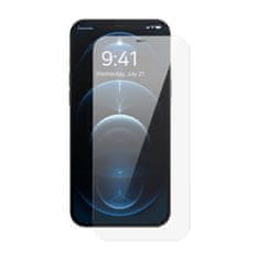 slomart Baseus kaljeno steklo za iphone 12 pro max s celotnim zaslonom in 0,4 mm pokrovom za zvočnik + montažni komplet