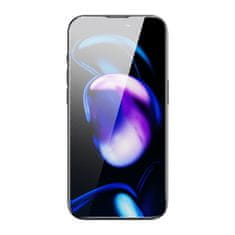 slomart Baseus kaljeno steklo za iphone 14 pro s celotnim zaslonom in 0,4 mm pokrovom za zvočnik + montažni komplet