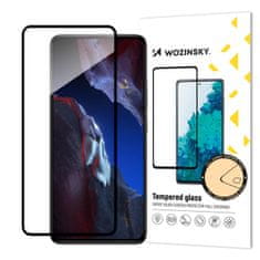 WOZINSKY 9H kaljeno steklo z okvirjem za zaslon Xiaomi Poco F5 Pro Full Glue Tempered Glass črno