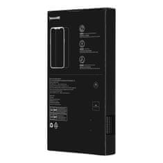 BASEUS 2x kaljeno steklo za iPhone 14 Pro Max za celoten zaslon z zaščito za zvočnik 0,3 mm