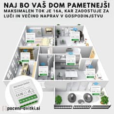 Aubess Pametno Stikalo 16A - WiFi Modul