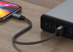 Satechi kabel, USB / Lightning, 25,4 cm (ST-TAL10M)