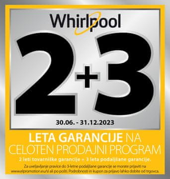 Whirlpool 2+3 leta garancije