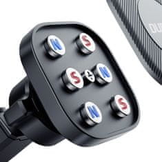 slomart dudao avtomobilski magnetni nosilec telefona s teleskopsko roko, črn (f6max)