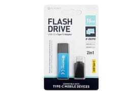 Platinet Platinet PMFEC16BL X-DEPO USB Flash Drive USB-C - 16 GB modra