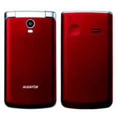Aligator Mobilni telefon za starejše Aligator V710 Senior rdeče-srebrni+st.nab .