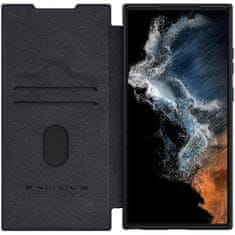Nillkin Qin knjižni ovitek za Samsung Galaxy S23 Ultra, črna