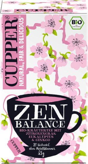 CUPPER bio zeliščni čaj »Zen balance«, 4 x 35 g