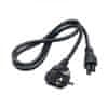 Napajalni kabel za prenosne računalnike 250V/2,5A CEE 7/7/IEC C5, 1m