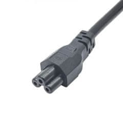 Akyga Napajalni kabel za prenosne računalnike 250V/2,5A CEE 7/7/IEC C5, 1m
