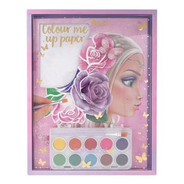 Top Model Pobarvanka | Pobarvaj mi papir, Steklenice za vodo + 2x krtača