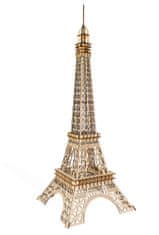 Woodcraft Lesena 3D sestavljanka Eifflov stolp velika