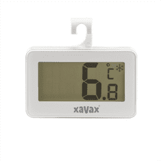 Xavax Xavaxov digitalni termometer za hladilnik/zamrzovalnik, bel