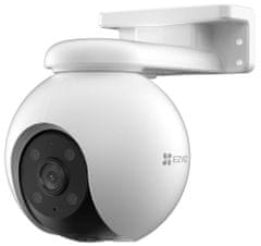 EZVIZ IP kamera H8 Pro 2K/ PTZ/ Wi-Fi/ 3Mpix/ zaščita IP65/ objektiv 4 mm/ H.265/ IR osvetlitev do 30 m/ bela