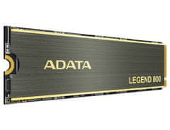 A-Data LEGEND 800 1TB SSD / notranji / hladilnik / PCIe Gen4x4 M.2 2280 / 3D NAND
