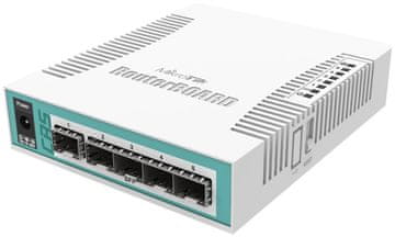 Mikrotik Cloud Router Switch 106-1C-5S, 5x SFP, 1x SFP, 1x Combo, Gbit, vključno z L5