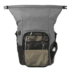 Hama Terra, 15,6" (40 cm) nahrbtnik za prenosni računalnik, recikliran poliester, USB priključek za polnjenje, na rolo