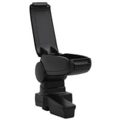 Vidaxl Naslon za roke za avto črn 14,5x32x(27-46) cm ABS