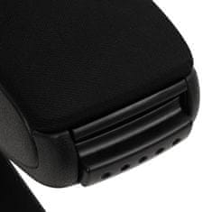 Vidaxl Naslon za roke za avto črn 14,5x32x(27-46) cm ABS