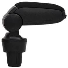 Vidaxl Naslon za roke za avto črn 13x33x(33-49) cm ABS