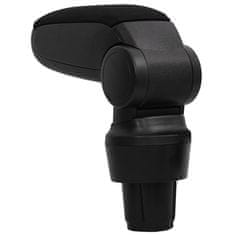 Vidaxl Naslon za roke za avto črn 13x33x(33-49) cm ABS
