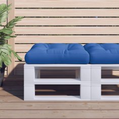 Vidaxl Blazina za kavč iz palet kraljevsko modra 60x60x12 cm