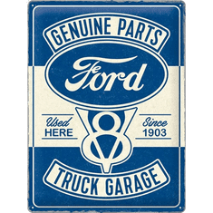 NOSTALGIC-ART Okrasna tabla Ford V8 truck garage