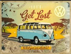 NOSTALGIC-ART Okrasna tabla Volkswagen get lost