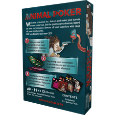 HeidelBÄR Games igra s kartami Animal Poker angleška izdaja