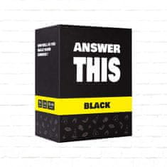 igra s kartami Answer This - Black angleška izdaja