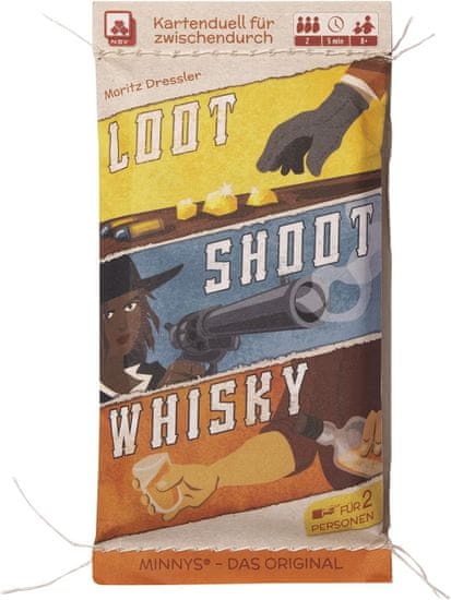 NSV igra s kartami Loot Shoot Whisky nemška izdaja