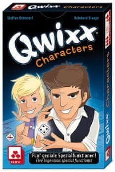 NSV igra s kockami Qwixx Characters (razširitev) angleška izdaja
