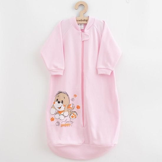 NEW BABY Otroška spalna vreča doggy pink - 86 (12-18m)