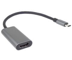 PremiumCord pretvornik USB-C v HDMI, ločljivost 4K in FULL HD 1080p, kovinsko ohišje