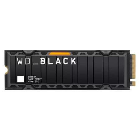 WD BLACK SSD NVMe 1TB PCIe SN850X, Gen4, (R:7300, W:6300MB/s)+Heatsink