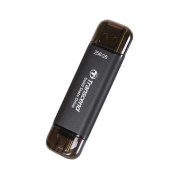 Transcend ESD310C 256 GB, zunanji SSD, USB 10 Gb/s, tip C/A