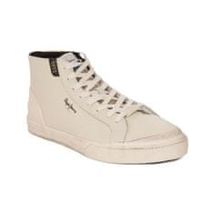 Pepe Jeans Čevlji krem 42 EU Kenton Vintage White