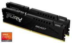 Kingston FURY Beast Black EXPO 32GB DDR5 6000MT/s CL36 / DIMM / Kit 2x 16GB