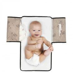 Dooky podloga za menjavo 3v1 Romantic Leaves Beige