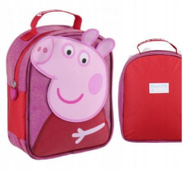 shumee Vrečka za zajtrk in kosilo Pujsa Pepa 23 x 19 cm