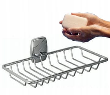 shumee Viseči podstavek za milo, krom