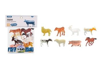Figurice živali kmetija 8 kosov 10 cm