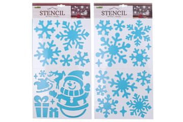 Okrasna šablona za sneg 47,5x24,5 cm CHRISTMAS