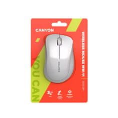 Canyon MW-11 miška, brezžična, bela (CNE-CMSW11PW)