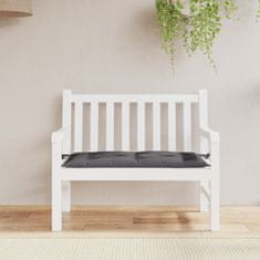 shumee Blazina za vrtno klop antracit 110x50x7 cm oxford tkanina