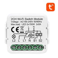 Avatto Avatto N-WSM01-2 TUYA inteligentno stensko stikalo Wi-Fi