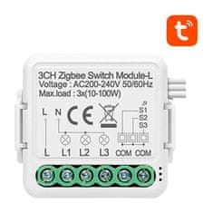 Avatto Modul pametnega stikala ZigBee Avatto N-LZWSM01-3 Brez nevtralnega TUYA