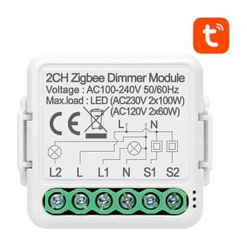 slomart pametni zigbee zatemnilnik svetlobe avatto n-zdms01-2 tuya