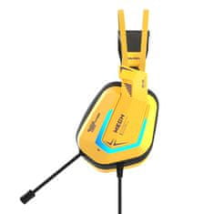 Dareu Gaming slušalke Dareu EH732 USB RGB (rumene)