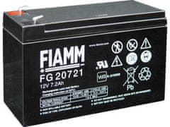 Fiamm FG20721 svinčen akumulator FG20721 • 12V 7,2Ah • AGM|VRLA • DXŠXV: 151x65x95 | Faston 4.8